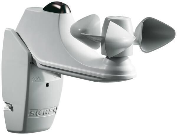 Somfy Soliris io Wind- und Sonnen-Sensor, mit Regenoption, 230V, 5m Kabel (1870531)