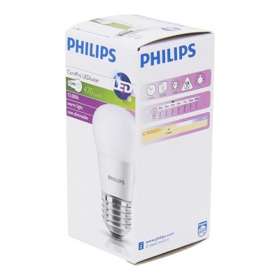 Philips Corepro LED Lustre E27 Kugel Matt 5W 470lm - 827 Extra Warmweiß | Ersatz für 40W – Bild 4