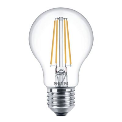 Philips Corepro LED Glühbirne E27 Birne Klar 7W 806lm - 827 Extra Warmweiß | Ersatz für 60W